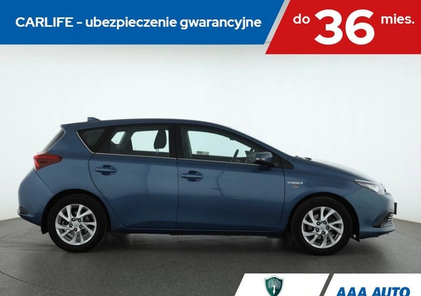 Toyota Auris cena 72000 przebieg: 81760, rok produkcji 2017 z Kisielice małe 277